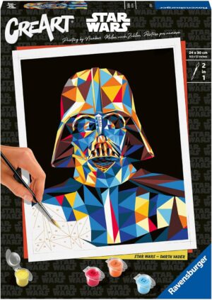 Star Wars Dark Vador, peinture par numéros 24 x 30 cm Ravensburger