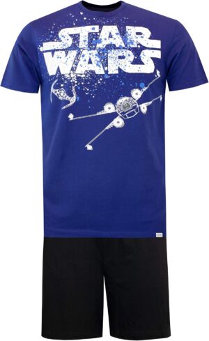 Pyjama court en coton pour homme Star Wars avec X-wing