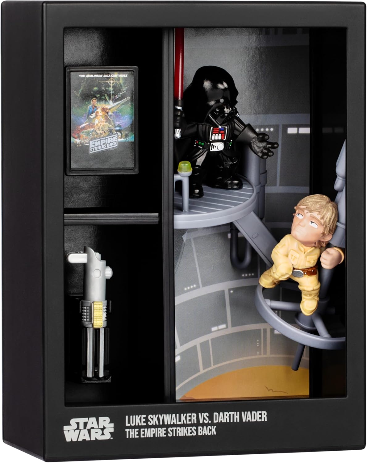 FANDROP Star Wars L'Empire contre-attaque Luke Skywalker v Dark Vador, diorama à collectionner 4 – Image 5