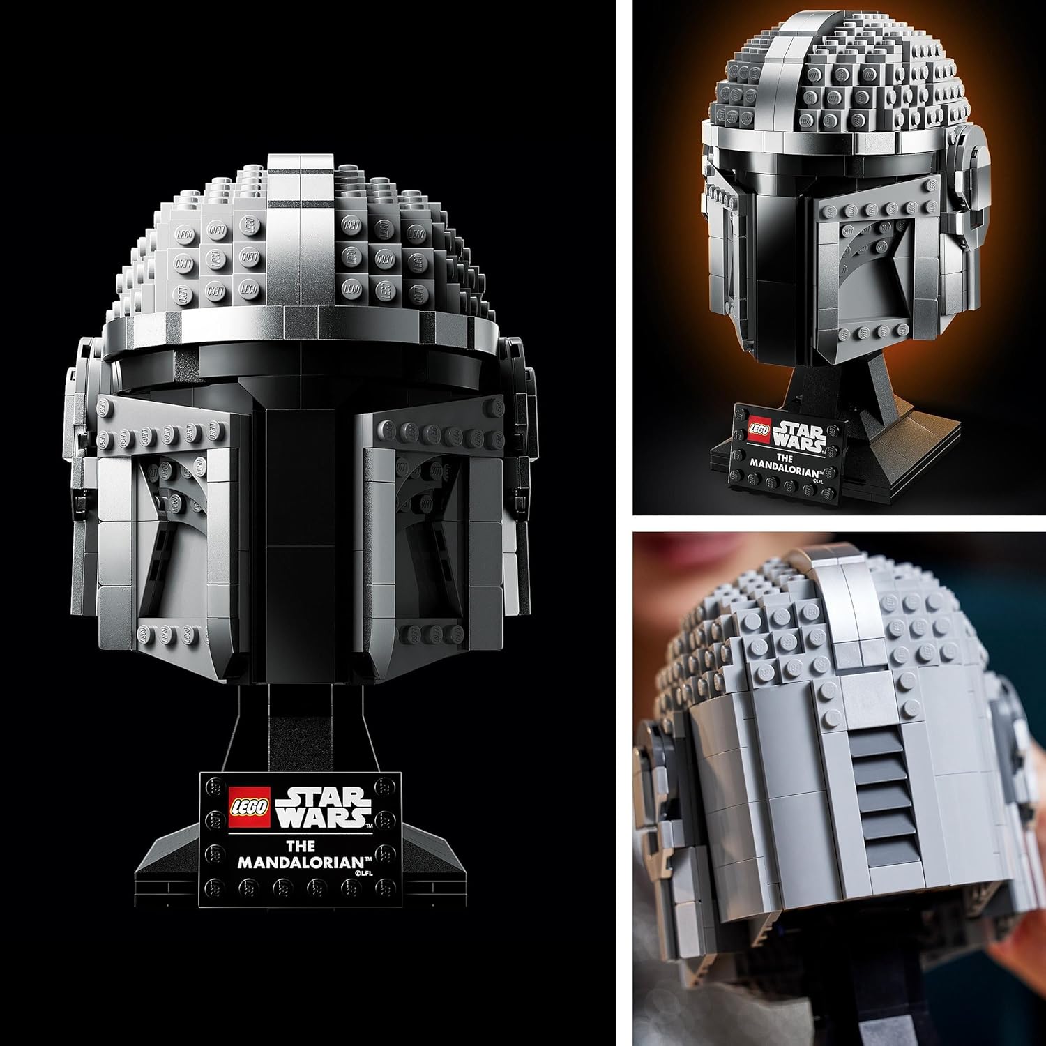 LEGO Star Wars Casque du Mandalorien à construire 75328 – Image 4