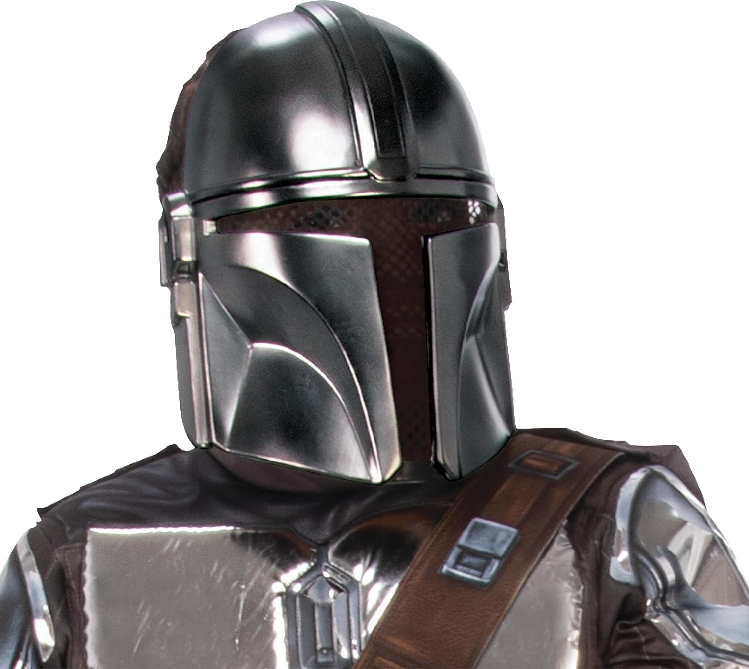 Masque enfant 1/2 visage Beskar Star Wars The Mandalorian