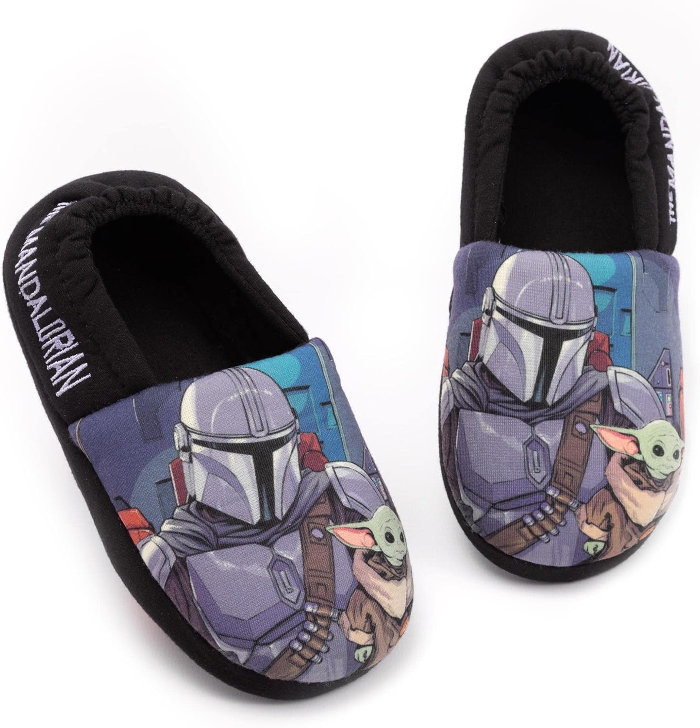 Chaussons garçon Star Wars Baby Yoda style mandalorien