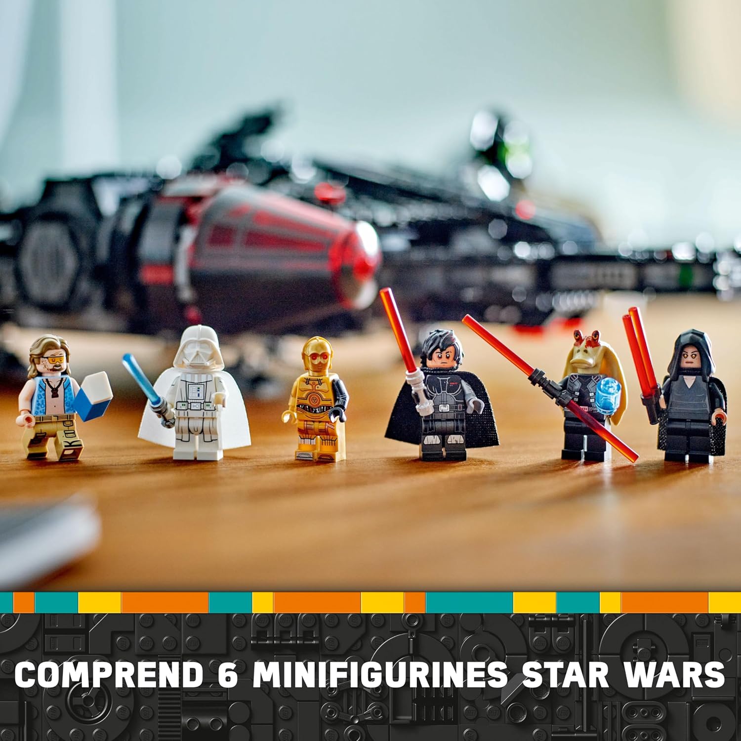 Le Faucon Noir LEGO Star Wars 75389 avec 6 minifigurines – Image 6