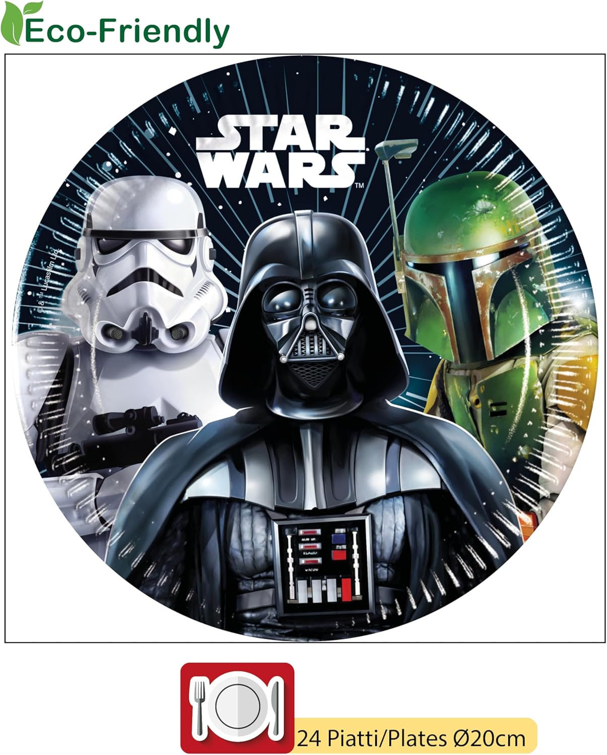 Kit de fête Star Wars Galaxy 112 pièces pour 24 personnes – Image 3