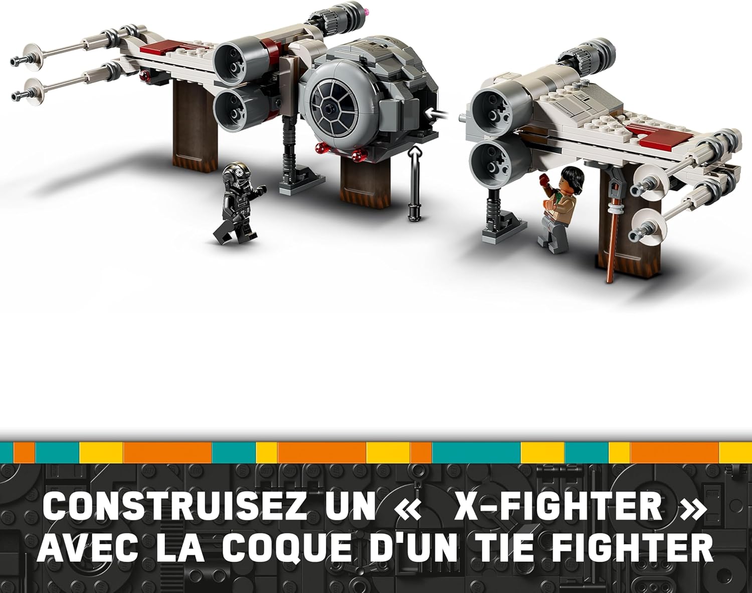 LEGO Star Wars 75393, 2 vaisseaux à combiner avec 4 minifigurines – Image 5