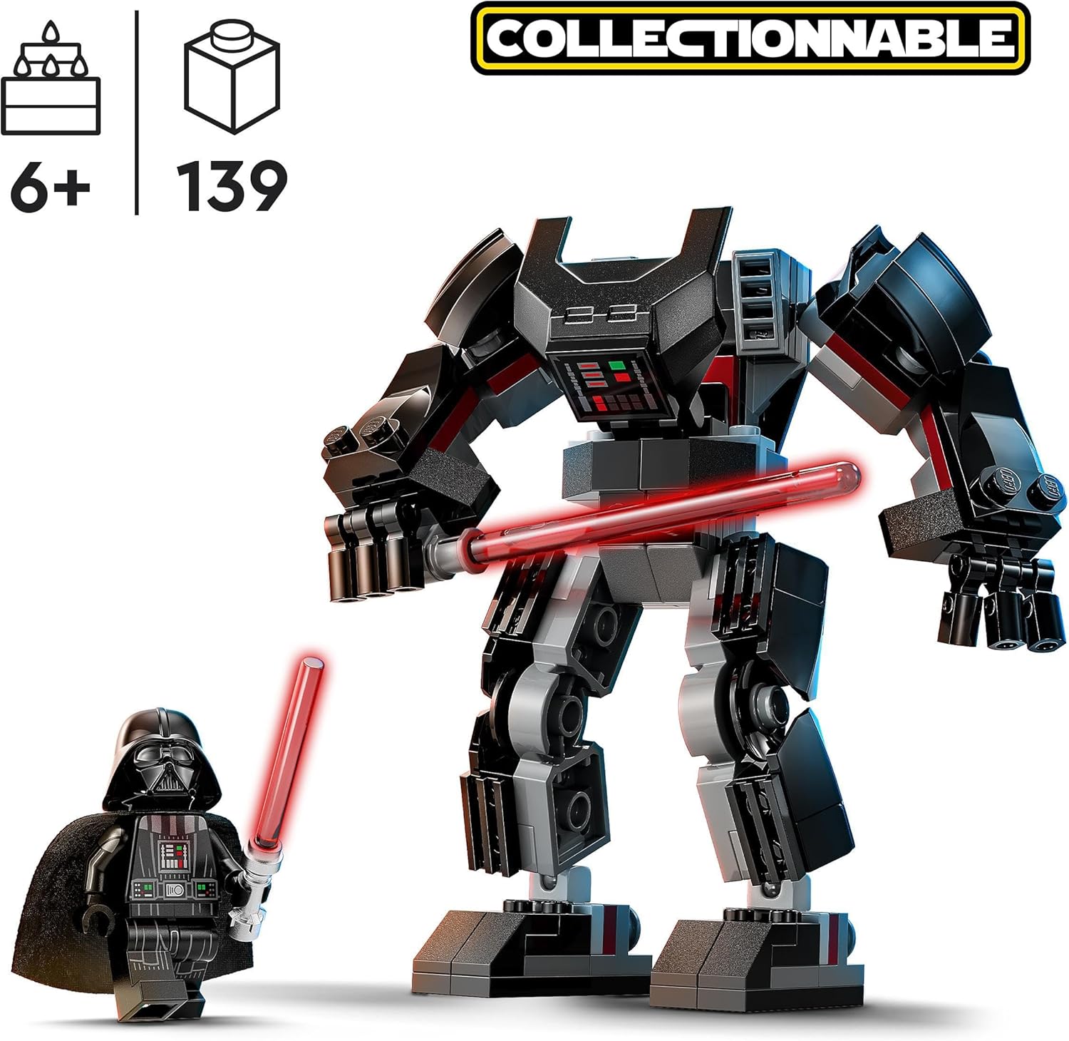 LEGO 75368 Star Wars Robot Dark Vador avec minifigurine – Image 2
