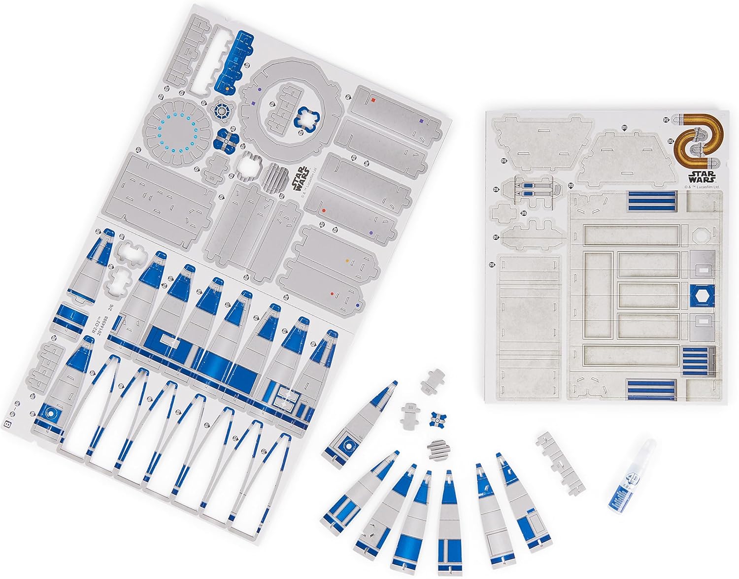 Puzzle 3D Star Wars R2-D2 201 pièces 4D Build – Image 8