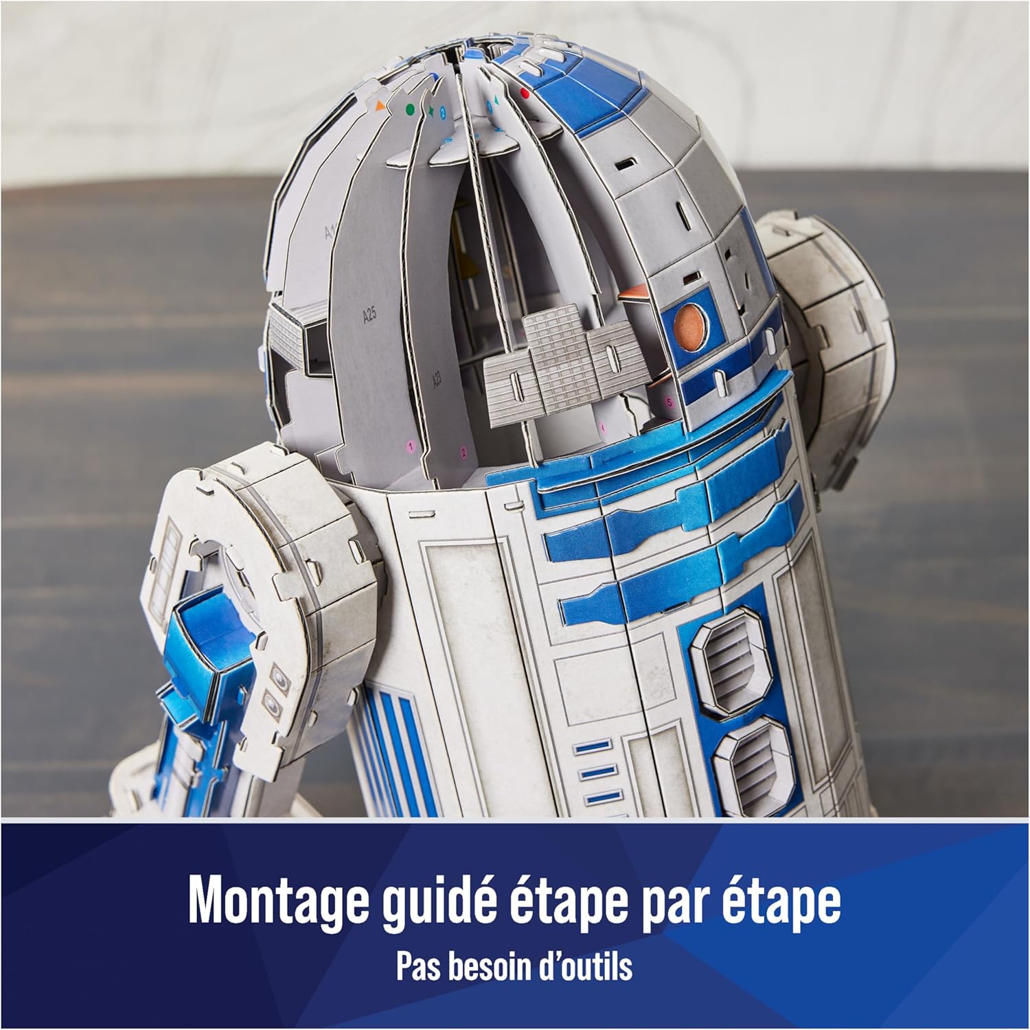 Puzzle 3D Star Wars R2-D2 201 pièces 4D Build – Image 4