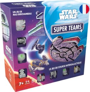 Star Wars Super Teams, jeu de cartes avec figurines 2 à 4 joueurs