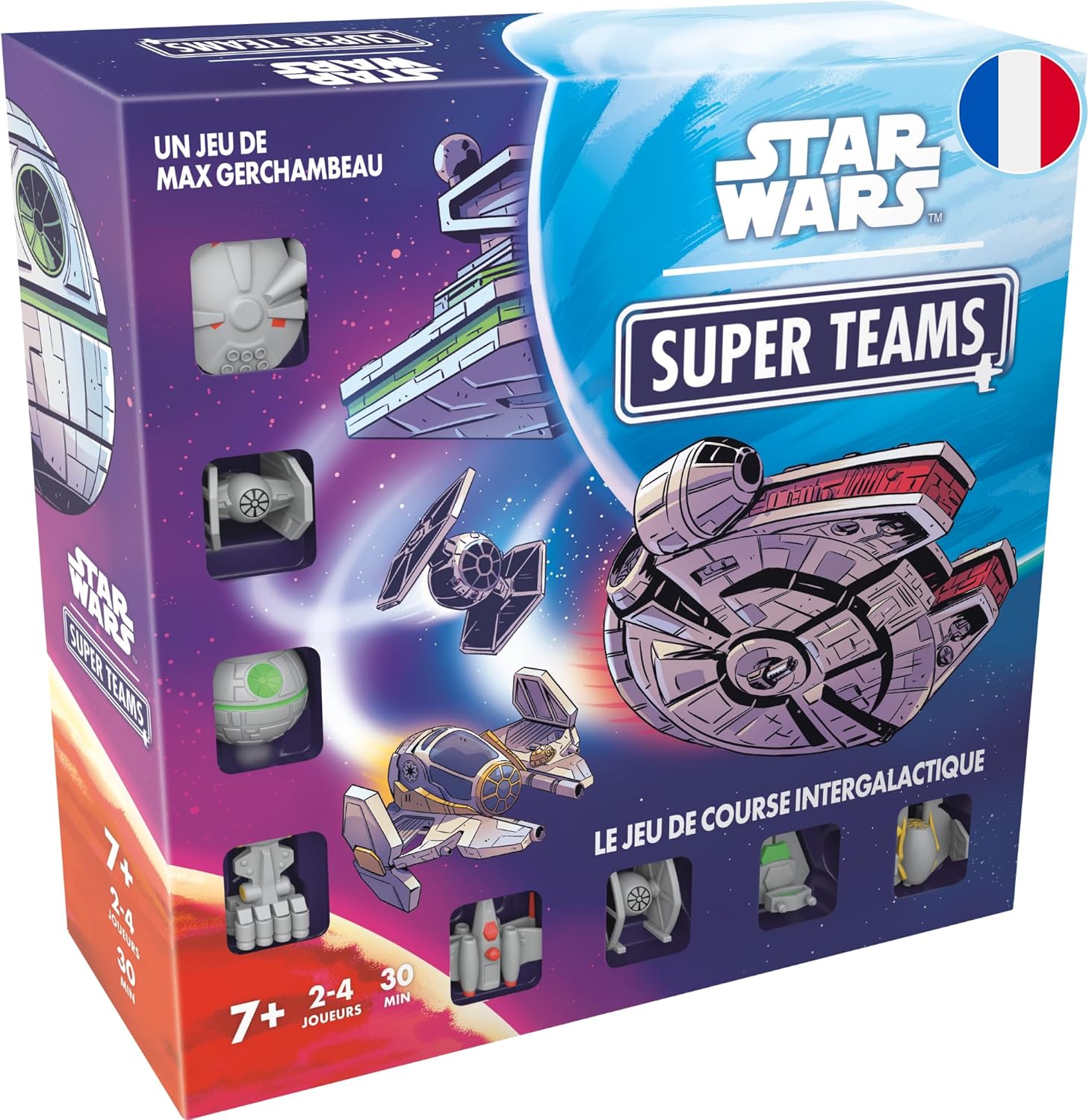 Star Wars Super Teams, jeu de cartes avec figurines 2 à 4 joueurs