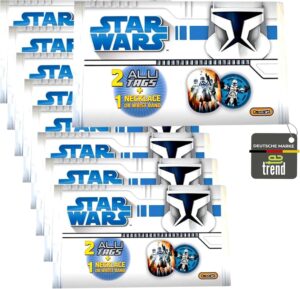 Collier Star Wars Clone Wars avec 2 plaques en aluminium