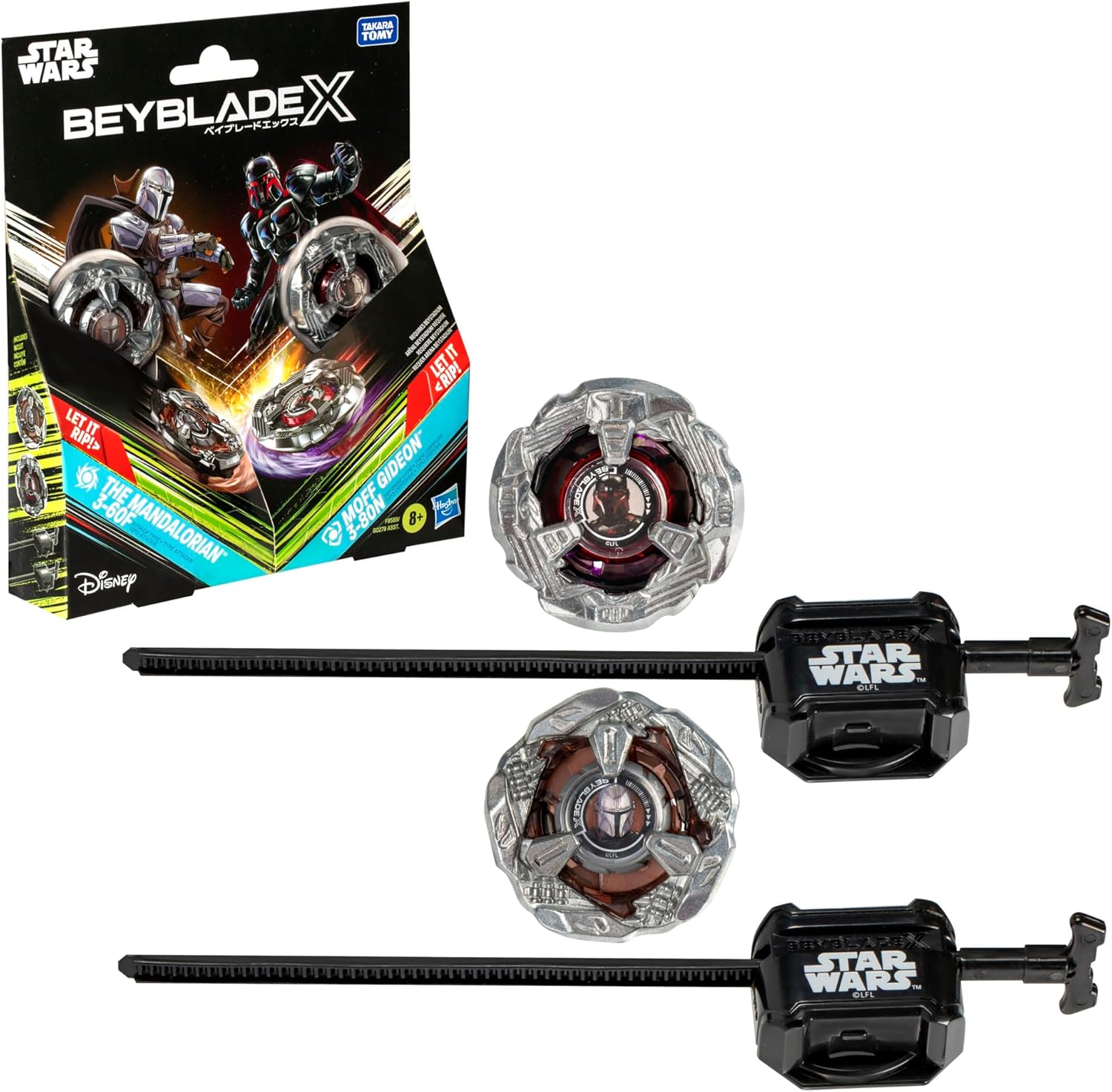 Multipack Beyblade X Star Wars The Mandalorian vs Moff Gideon 3-60F et 3-80N