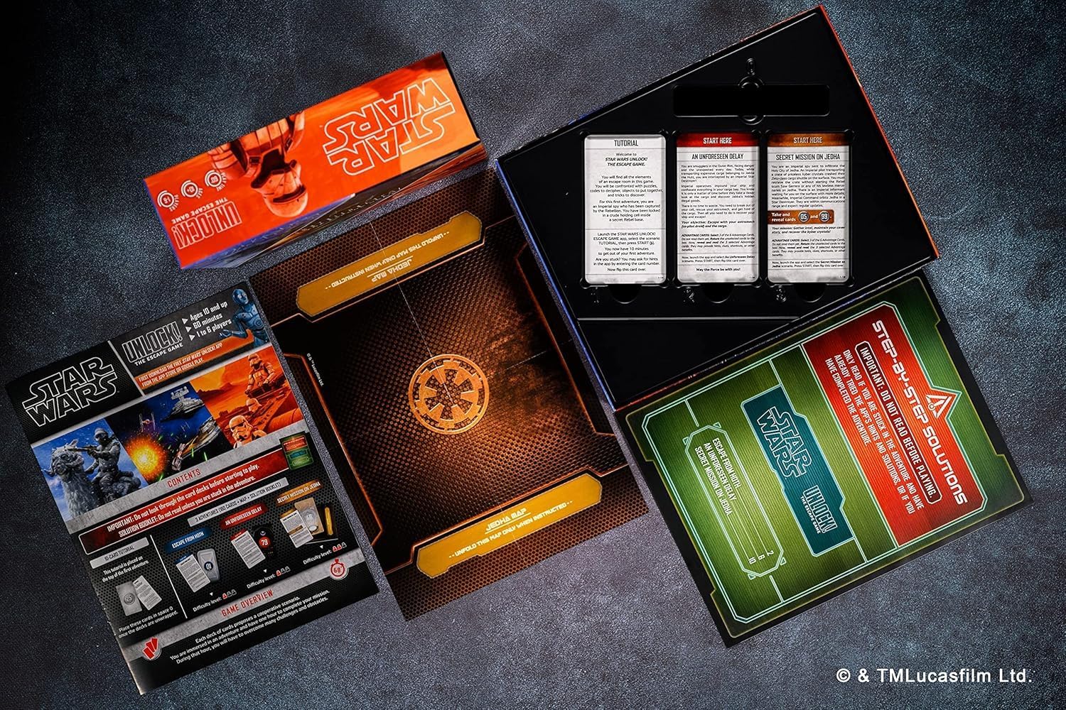 Unlock! Star Wars, jeu de cartes coopératif avec application, 1 à 6 joueurs dès 10 ans – Image 7