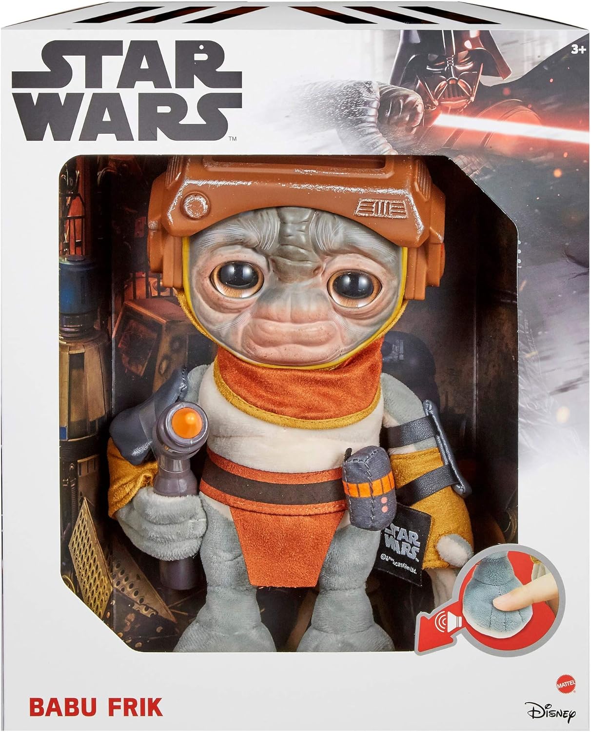 Peluche sonore Babu Frik Star Wars 23 cm inspirée de l'épisode 9 – Image 6
