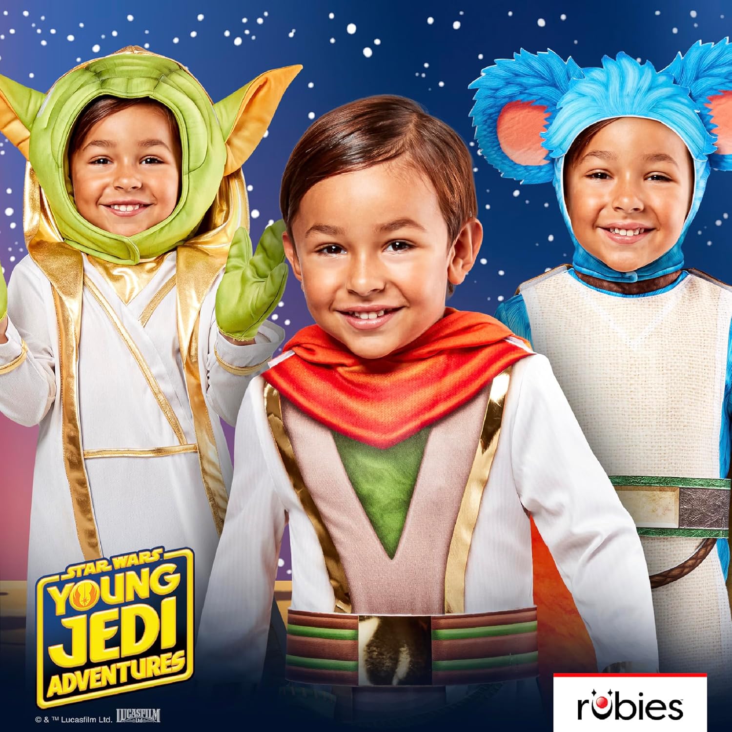 Déguisement enfant Star Wars Master Yoda avec tailles 3T, 4T et 5-6 ans – Image 4