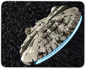 Tapis de souris Star Wars rectangulaire antidérapant 30 x 24 cm