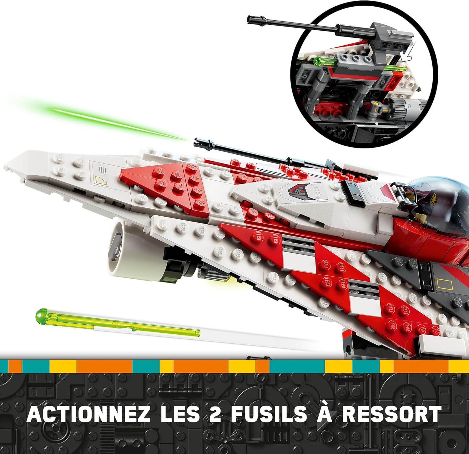 LEGO Star Wars Chasseur Stellaire Jedi Bob 75388 pour enfants dès 8 ans – Image 3