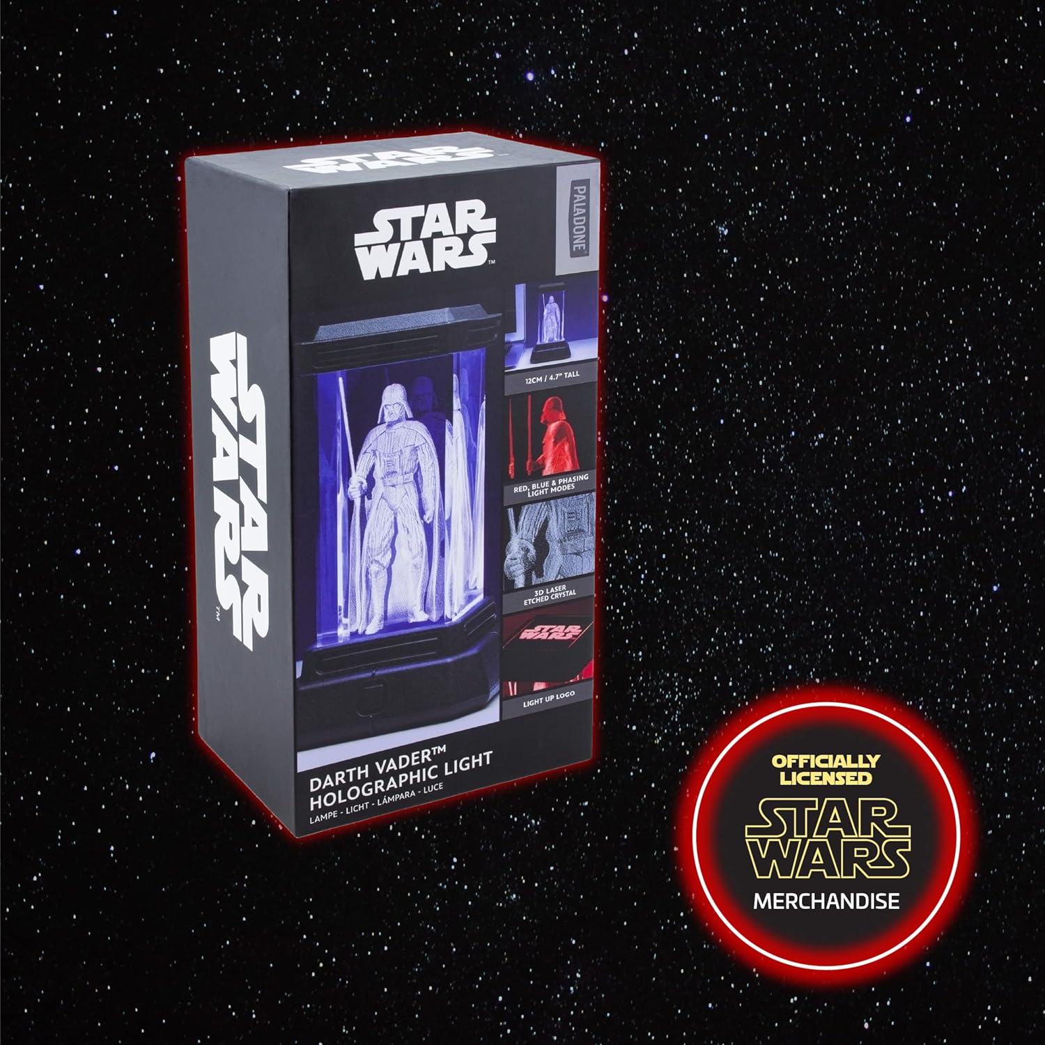 Lampe holographique LED Star Wars Dark Vador, esprit Anakin Skywalker – Image 6