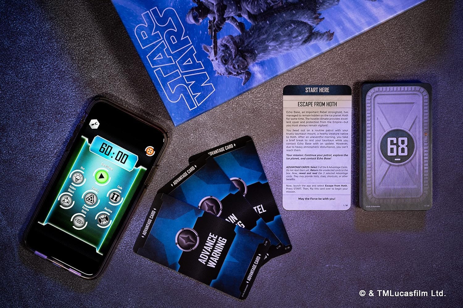 Unlock! Star Wars, jeu de cartes coopératif avec application, 1 à 6 joueurs dès 10 ans – Image 6