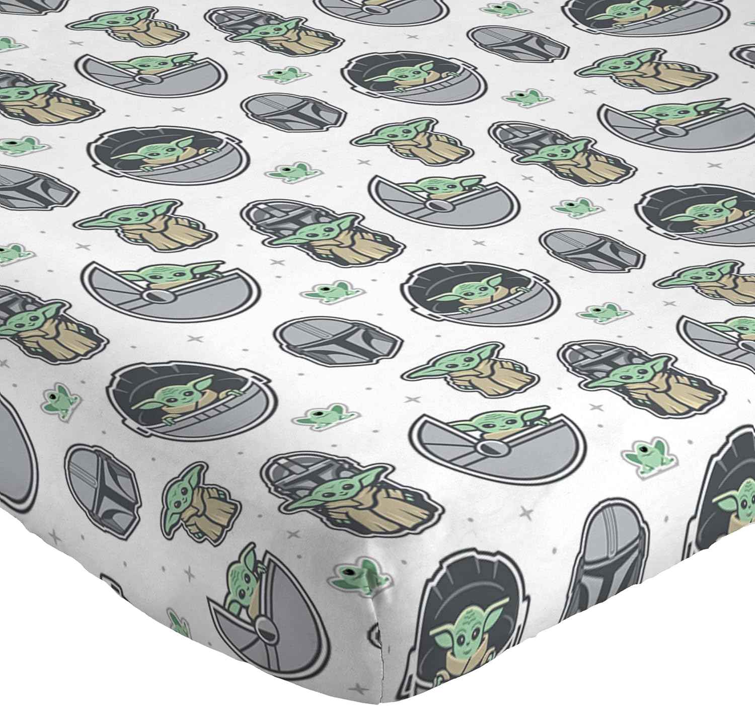 Parure de lit enfant Star Wars Mandalorien en coton 140x200 – Image 5