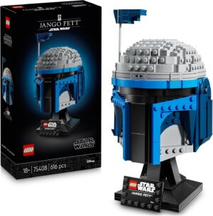 Casque de Jango Fett LEGO Star Wars avec présentoir et télémètre réglable 75408