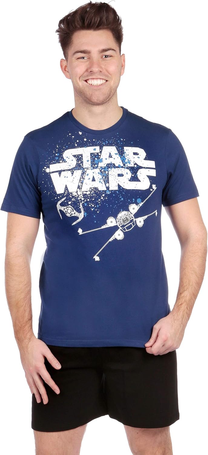Pyjama court en coton pour homme Star Wars avec X-wing – Image 2