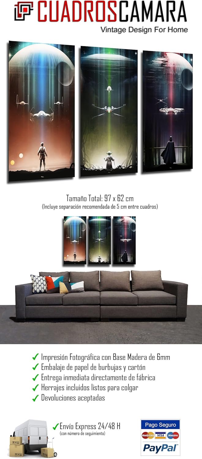 Tableau photographique Star Wars Dark Vador 97 x 62 cm – Image 2