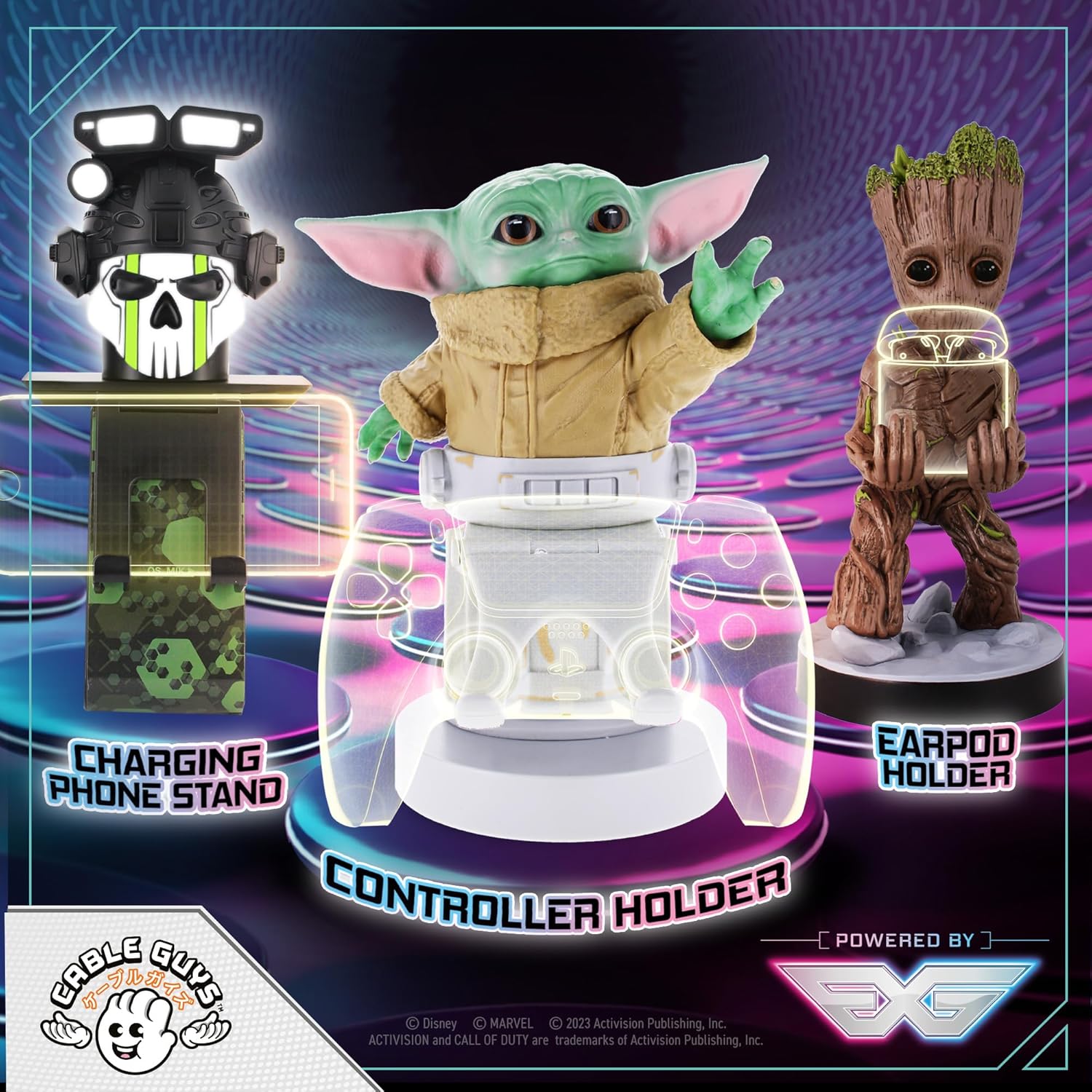 Support Grogu The Mandalorian Cableguys pour manette ou smartphone, Star Wars – Image 7