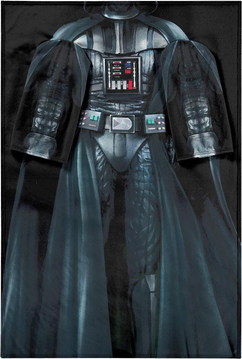 Couverture Star Wars à manches en polyester noir, taille adulte – Image 6
