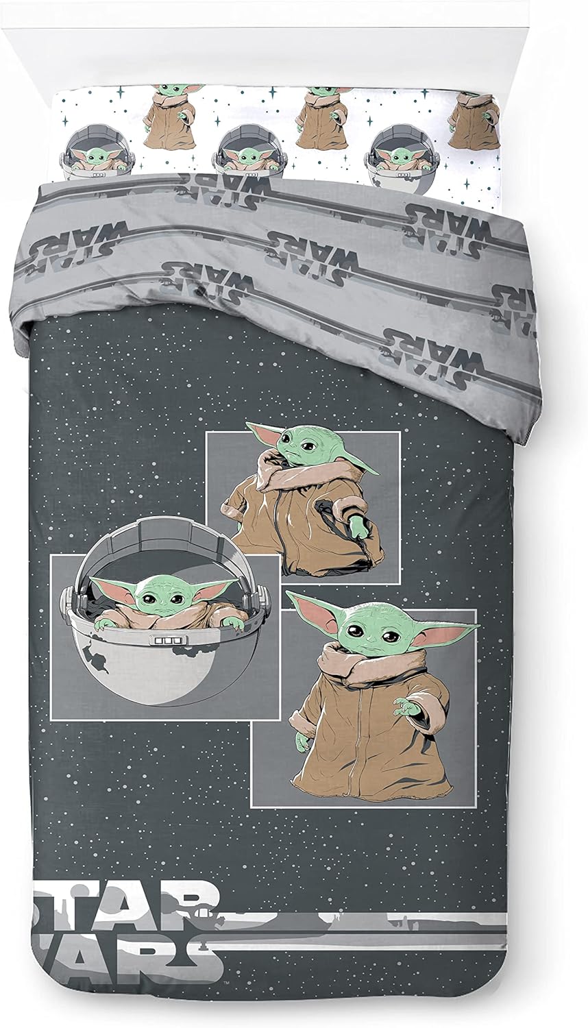 Parure de lit enfant Star Wars The Mandalorian 100% coton – Image 2