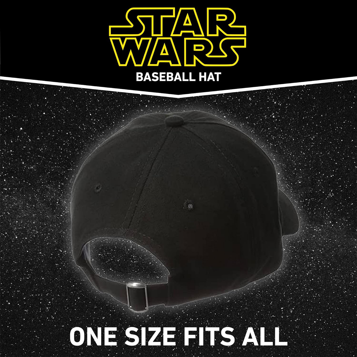 Casquette Star Wars Dad en coton avec Darth Vader, R2-D2 et Stormtrooper – Image 3