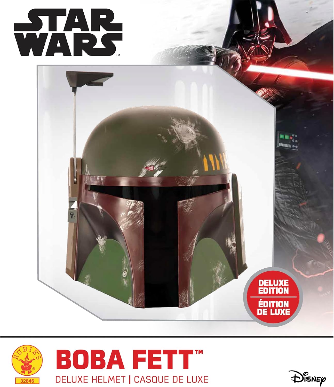 Casque intégral deluxe Boba Fett Star Wars adulte – Image 4