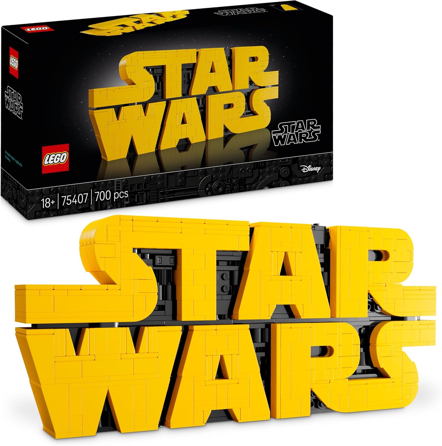 LEGO Star Wars logo en briques à construire 75407