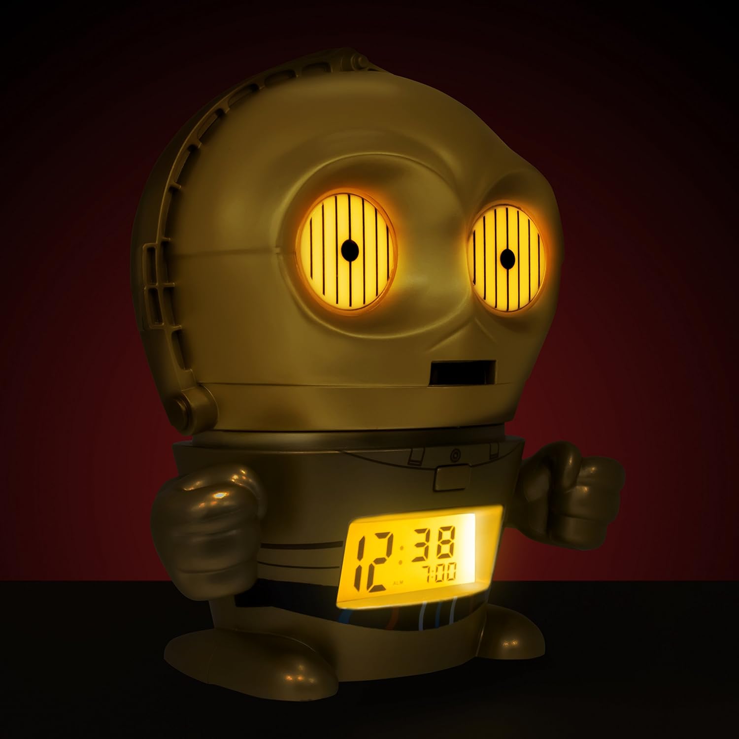 Réveil veilleuse C3PO Star Wars BulbBotz écran LCD 2021418 – Image 5