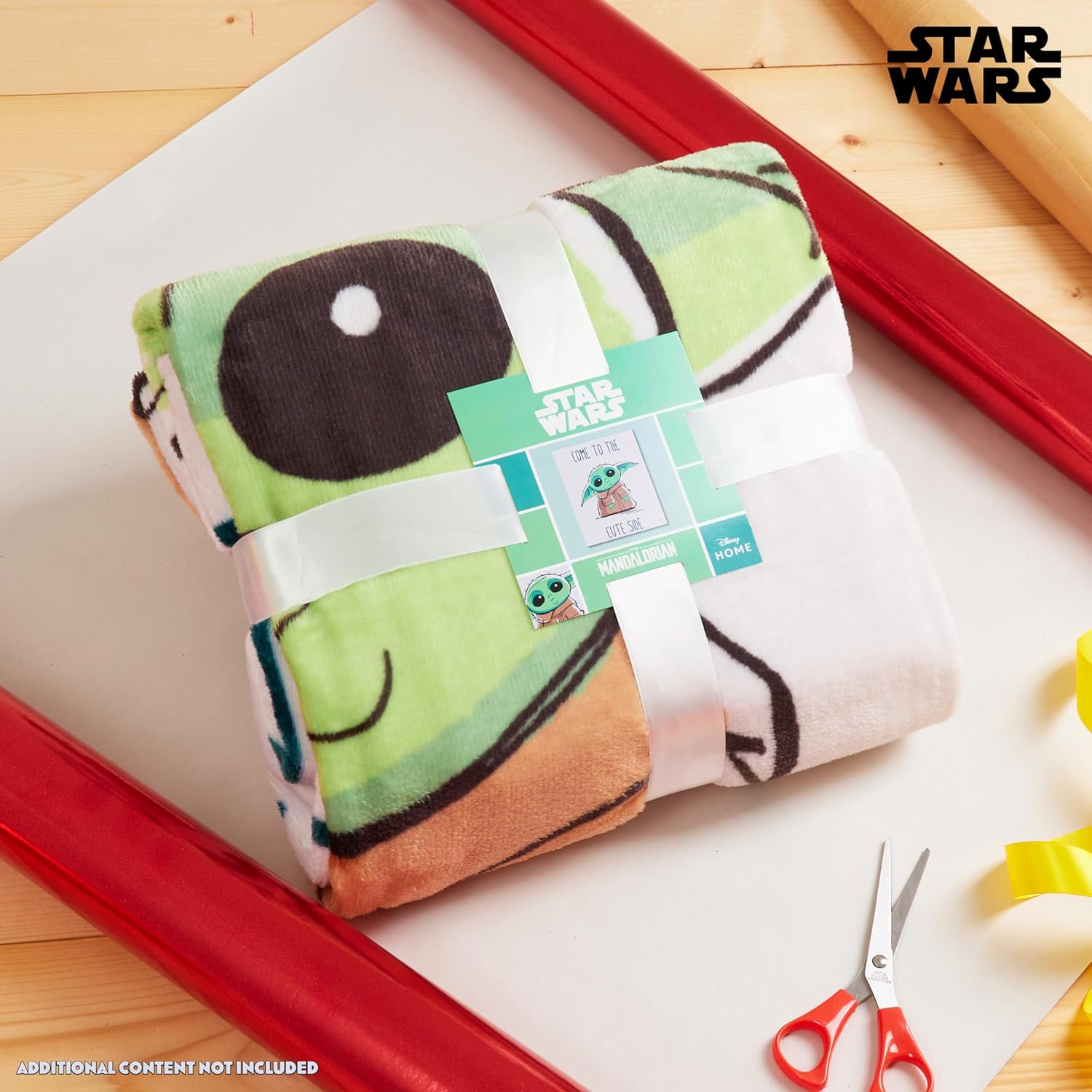 Plaid polaire Disney Baby Yoda vert 150 x 130 cm – Image 2
