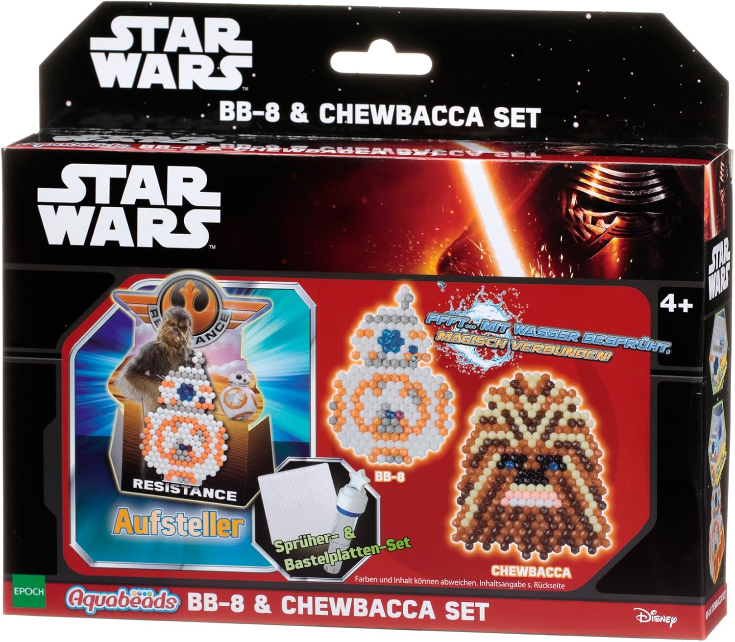 Kit Aquabeads Star Wars 30149 avec BB 8 et Chewbacca