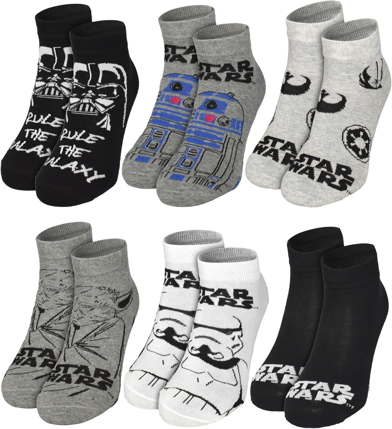 Calendrier de l’Avent Star Wars 12 paires de chaussettes homme taille 40-45 – Image 5