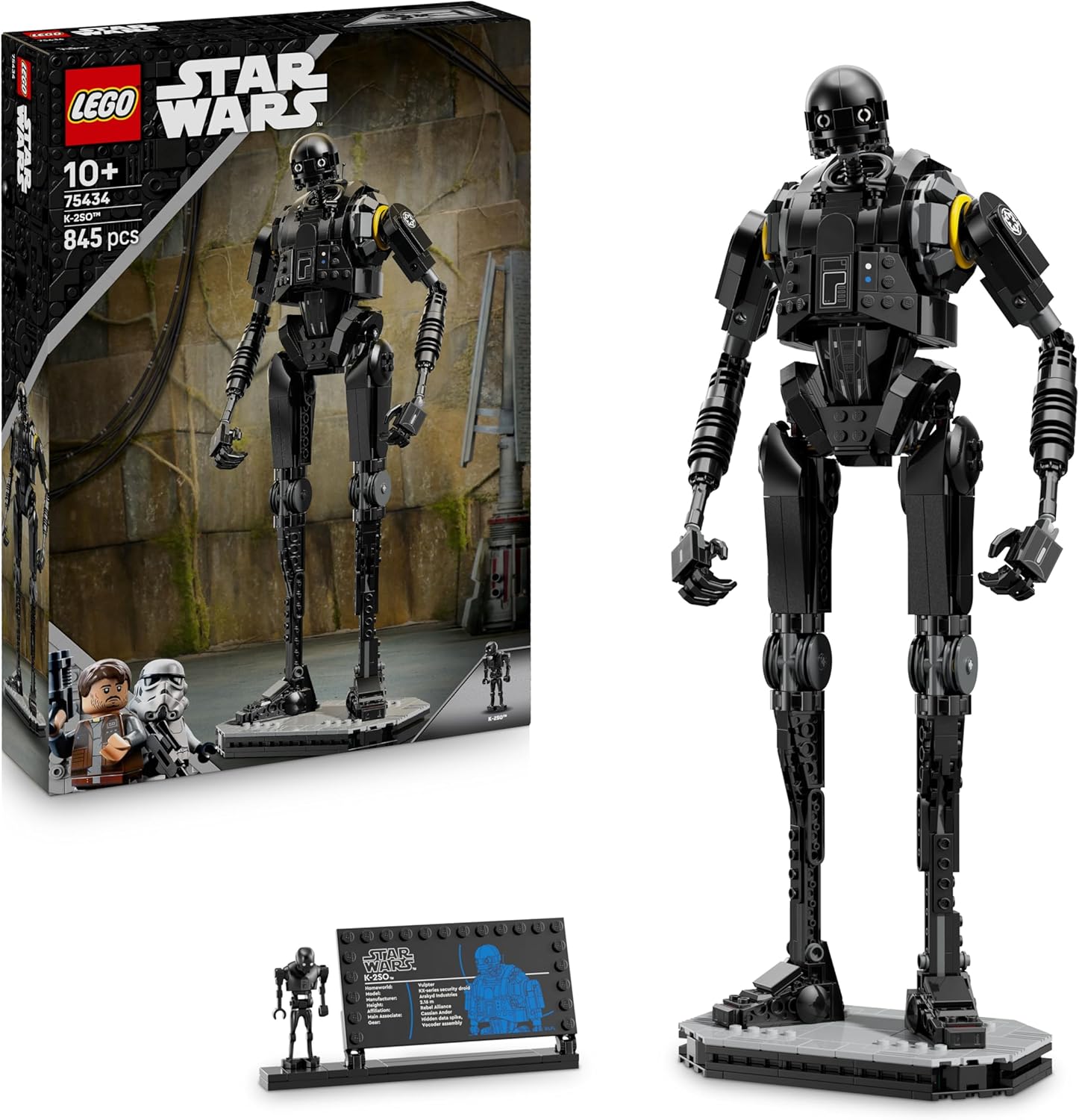 K-2SO LEGO Star Wars Andor 75434, figurine articulée à exposer