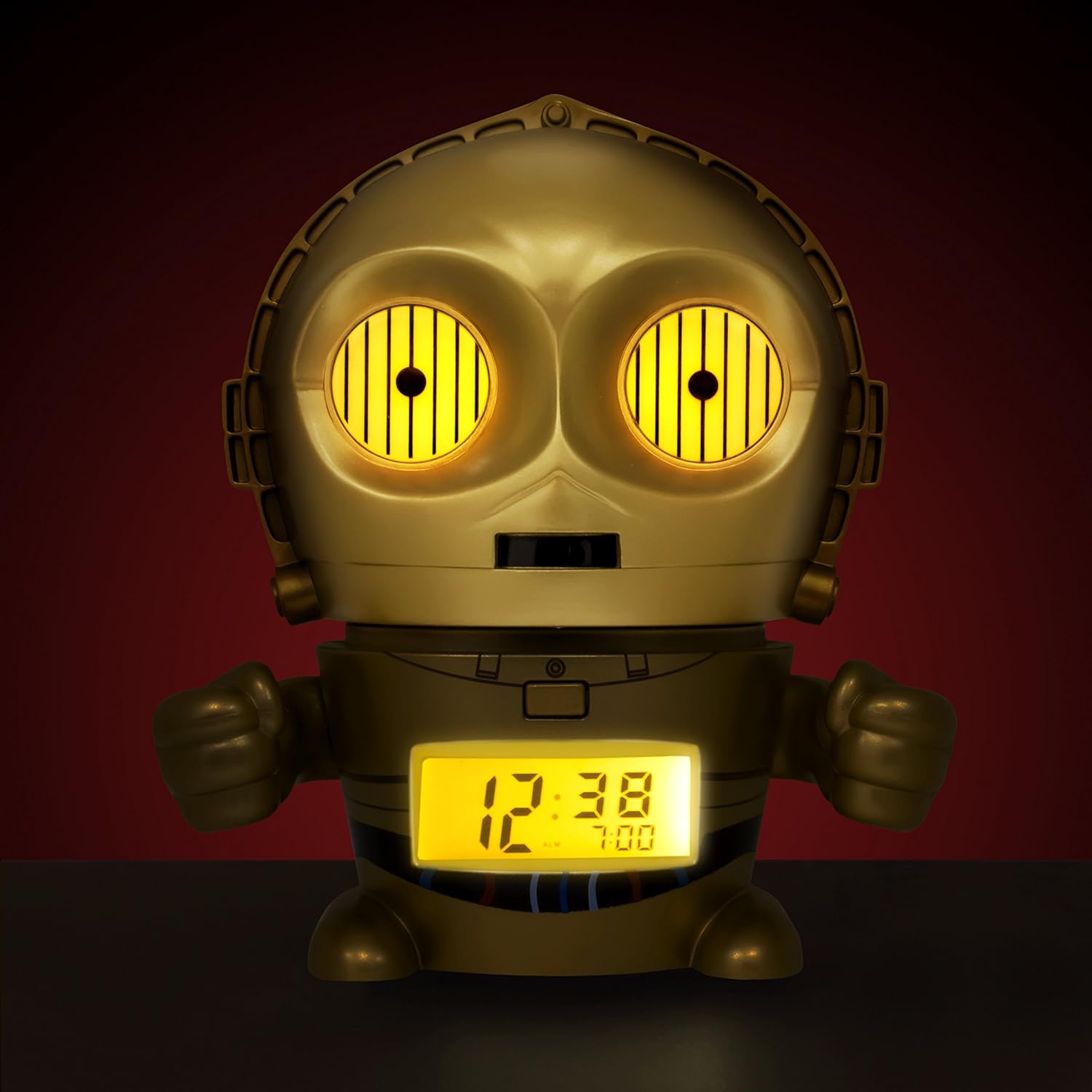 Réveil veilleuse C3PO Star Wars BulbBotz écran LCD 2021418 – Image 4