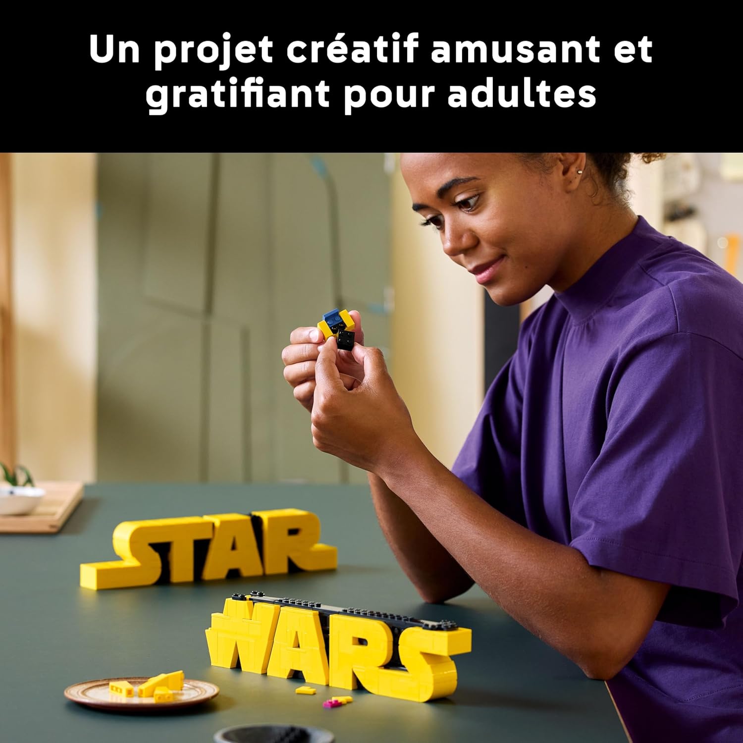 LEGO Star Wars logo en briques à construire 75407 – Image 3