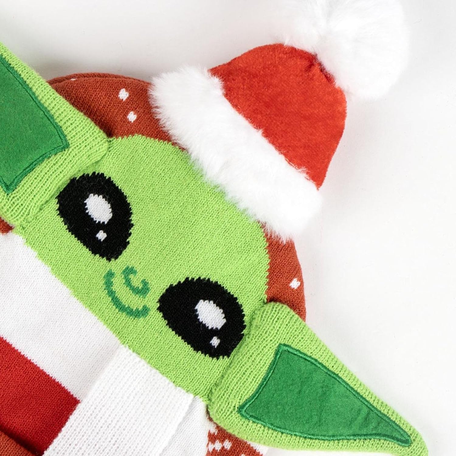 Bonnet The Mandalorian en tissu tricoté doux, taille unique enfant – Image 3