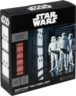 Applique murale Star Wars Étoile de la Mort LED réactive musicale 124 cm