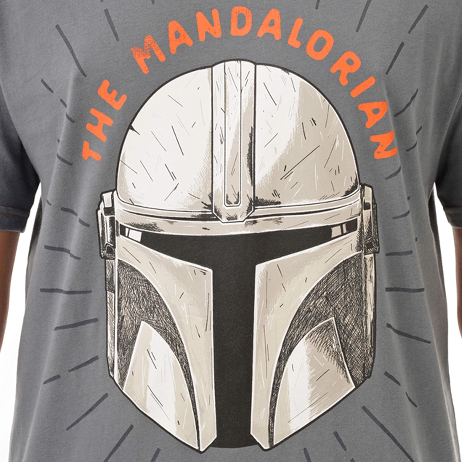 Pyjama homme Star Wars The Mandalorian bleu gris – Image 2