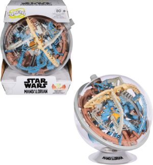Perplexus Star Wars The Mandalorian avec Grogu, labyrinthe 3D à 80 défis dès 8 ans