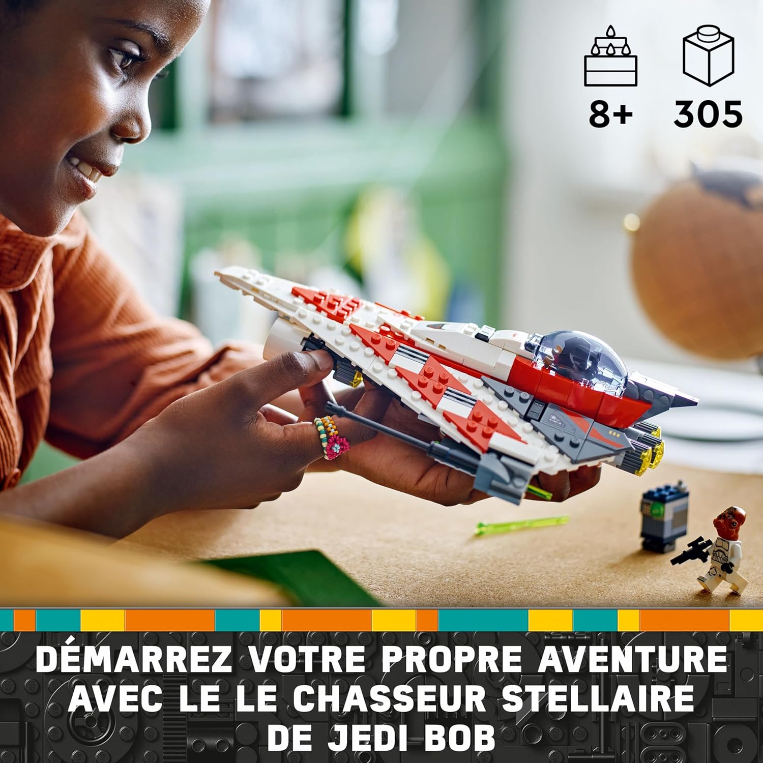 LEGO Star Wars Chasseur Stellaire Jedi Bob 75388 pour enfants dès 8 ans – Image 2