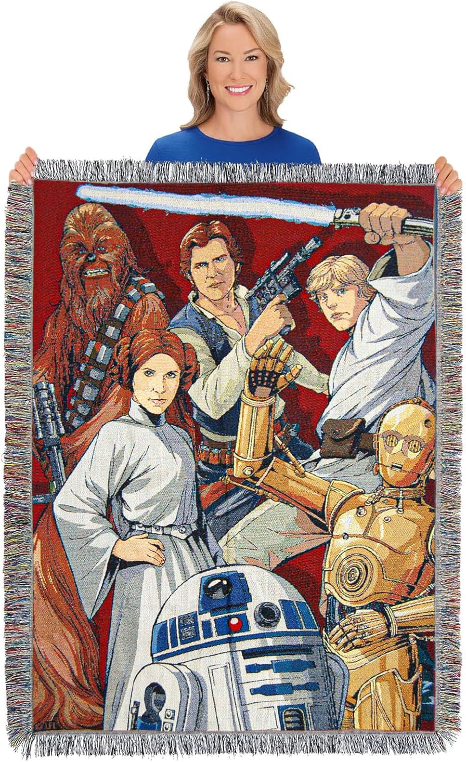 Plaid Star Wars Forces Rebelles tissé 48 x 60 Inches – Image 4
