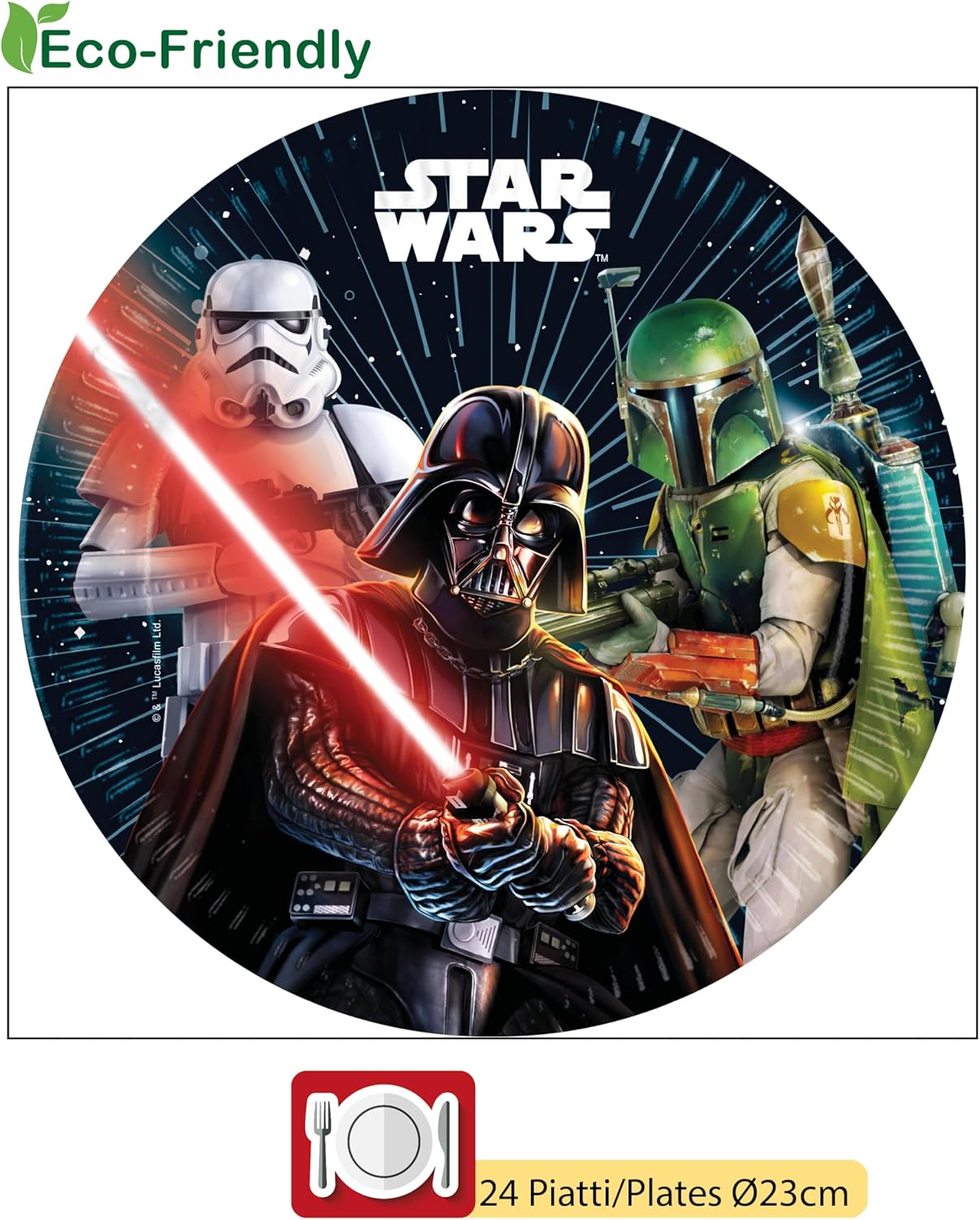 Kit de fête Star Wars Galaxy 112 pièces pour 24 personnes – Image 4