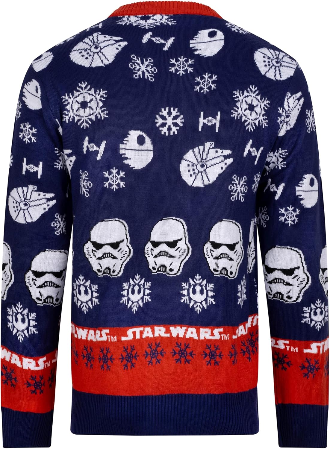 Pull de Noël Star Wars bleu avec Stormtroopers pour homme – Image 2