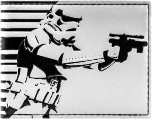 Portefeuille blanc Stormtrooper en action, Star Wars Return of the Jedi