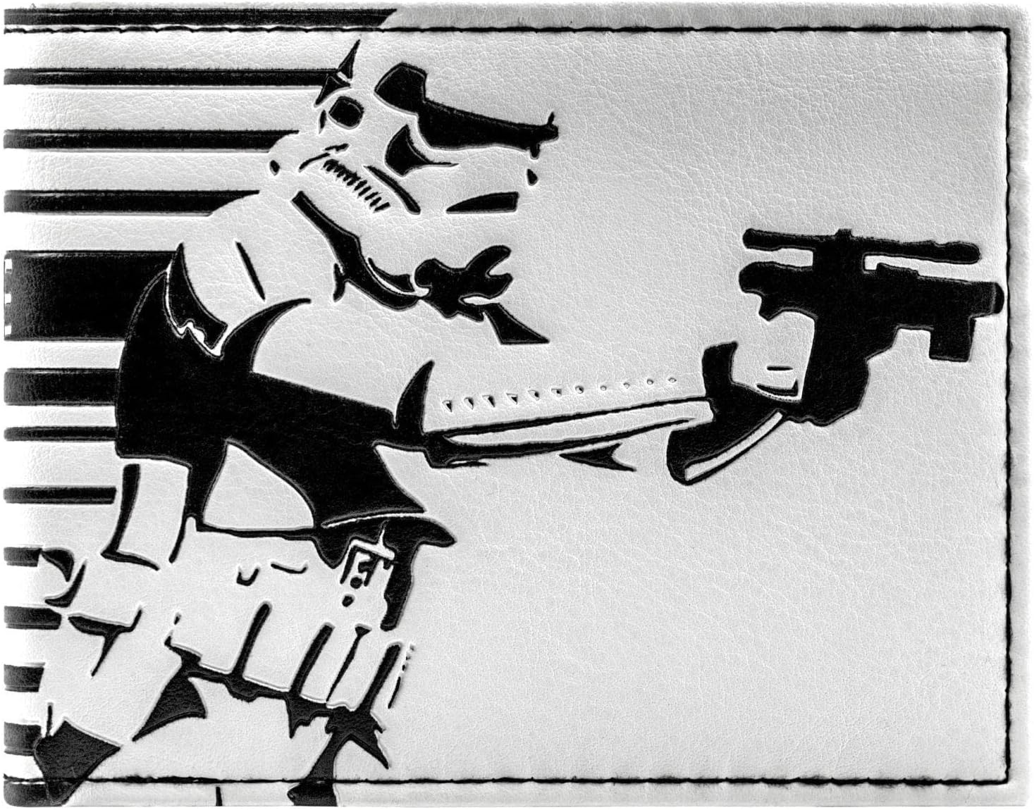 Portefeuille blanc Stormtrooper en action, Star Wars Return of the Jedi
